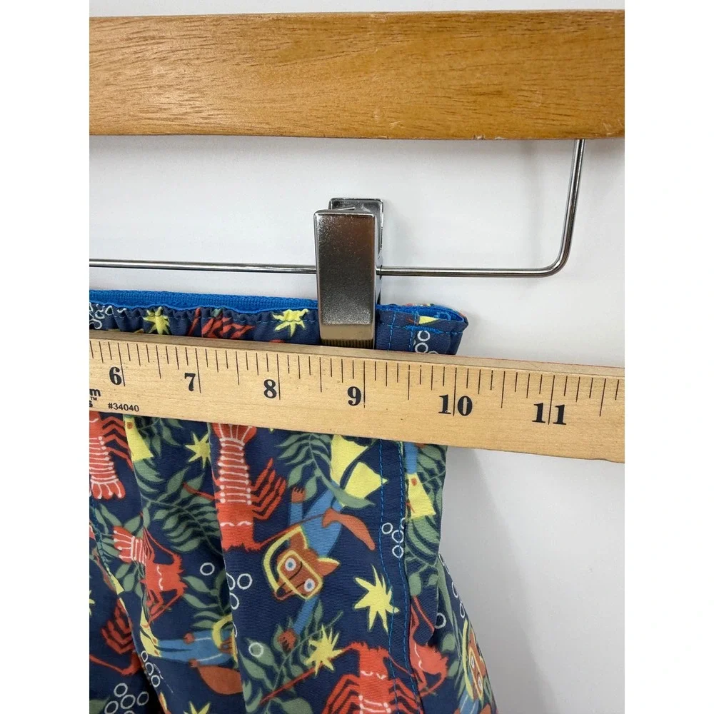 Patagonia baby Baggies Shorts Kids 2T Blue Lobster Scuba Fox Print 60279SP24